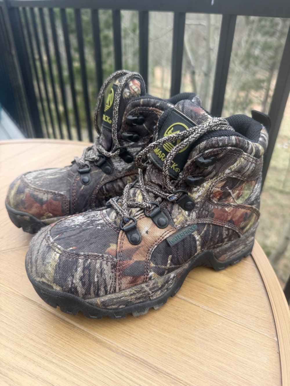 Tamarack Kids' Camo Lace-Up Hiking Boots